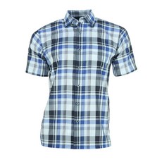 Ferra US 男士羊毛黑色大格子短袖高爾夫襯衫 CTYJ2014M0