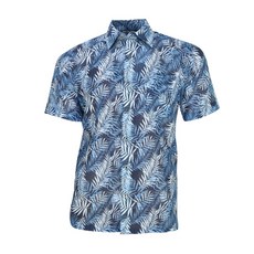 Ferra US 男士棕櫚熱帶短 襯衫襯衫CTYJ2019M0