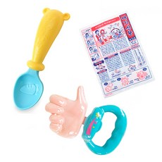 Tomorrow Baby 報紙+小手+湯匙 玩具, 混色