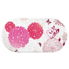 JH Company 北歐防滑浴缸墊 69 x 35 cm, 繡球花, 1個