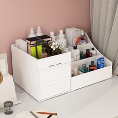 GAPANG 室內梳妝台收納盒白色 W, 1個