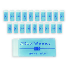 Radar 清除橡皮擦 EP-CL100, 混色, 20個
