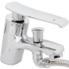 單孔浴室用洗臉淋浴兩用龍頭 金屬 OV3-360, 1個