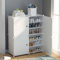 GAPANG 輕巧好看的鞋櫃架子白色F, 1個, 白色的