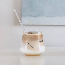 Cozy Home Cafe耐熱設計邊緣玻璃杯, 4個