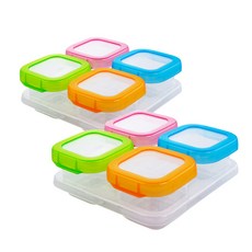 momhandson 食品密封容器4入組 120ml, 混色, 2組