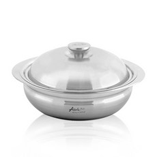 크로벨 애플팟 인덕션 스텐 통5중 양수냄비, 20cm, 1개