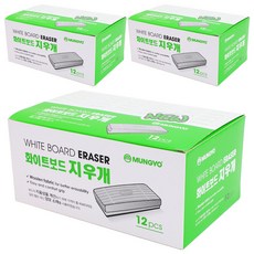 MUNGYO 白板擦 EA-04 12入 3組, 混色