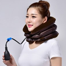 BESSIE 素色3層頸枕, 棕色（普通型）