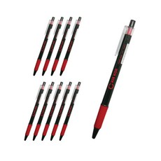 Magic House 金剛原子筆 0.7mm, 紅色, 10個