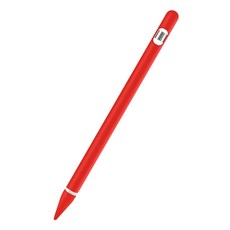 제이로드 애플펜슬 1세대 마그네틱 실리콘 베이직 케이스, 레드, 1개