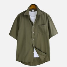 GHOST REPUBLIC 男款簡約風格短袖襯衫 MSH-5S04