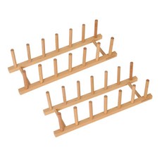 HOME&HOUSE 山毛櫸木板架 6 格 2p, 天然木材