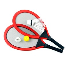 大型羽毛球拍組, 大型 紅色, 1套