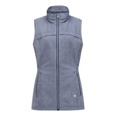 Arnold Palmer女款細格子圓領長梭織背心 ALM0WE02