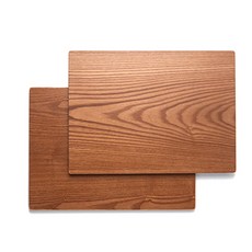 ACACIA HOME 韓國製木質餐墊 2入, 梣木色, 40 x 29.5 x 1 cm