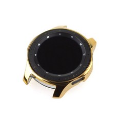 갤럭시 워치 46mm 호환 슬림핏 실리콘 투명 케이스 WGW004, 골드, 1개