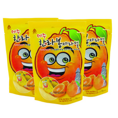 濟州漢拿峰橘子焦糖糖果, 180g, 3包