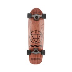 unknown Wood Cruiser Board Longboard + 滑板維修工具套組, 板子（紅木）、維修工具（隨機發貨）