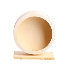 The Flow Company 木質靜音倉鼠滾輪 29cm, 混合色, 1個