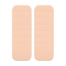 Darkness 方形NBR粉撲, 混合顏色, 14個