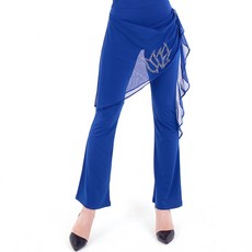 肚皮舞 海螺落葉褲 LDP7500, 藍色