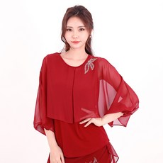 댄스도매 밸리도 어깨 날개 꽃잎티 LDT11500