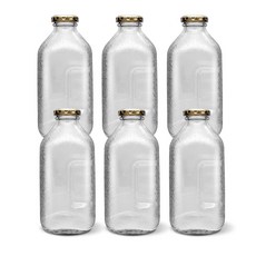 mir 德爾蒙特 果汁瓶 金色瓶蓋, 500ml, 6個