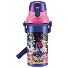 Skater 迪士尼魔法城堡按壓式背帶水壺, 混色, 480ml