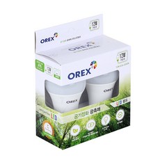 OREX 空氣淨化光觸媒塗層LED燈12W, 晝光色, 1組