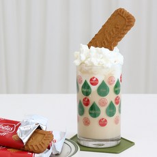 Cozy Table首爾牛奶復古玻璃杯 315ml, 綠色, 1個