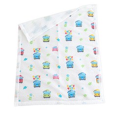 시은데코 타요 가든 시어서커 아기 여름 낮잠이불, 화이트