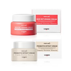 퍼스트랩 프로바이오틱 이펙트 크림 45ml + 스킨 리터닝 크림 45ml 세트, 1세트