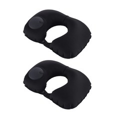 aryko 攜帶式護頸枕 2入, 黑色