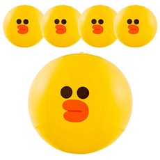 LINE FRIENDS 水玩角色沙灘球 5p, 莎莉