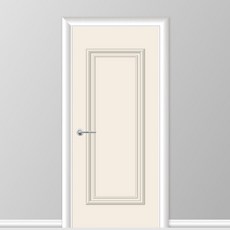 유니크만능시트벽지 붙혔다 떼었다 가능 현관문 시트 2p, 웨인스콧원프레임 쵸크워시