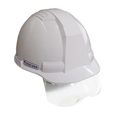 Magas 4 一體式安全護目鏡安全帽白色, 1個