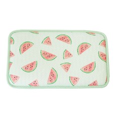 AGADDONG 幼兒印花3D網眼涼感枕頭, 西瓜（薄荷）