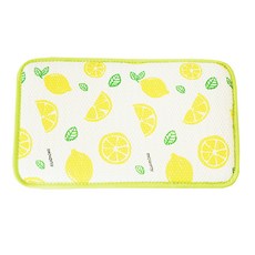 AGADDONG 幼兒印花3D網眼涼感枕頭, 新鮮檸檬
