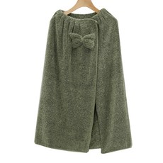 THE ZAKKA 高級平口蝴蝶結浴袍, 綠色, 1個