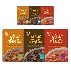 아임웰 오늘은 카레소스 120g x 2p + 짜장소스 120g x 2p + 미트소스 120g x 2p 세트, 1세트
