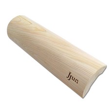 JJun J.JUN扁柏足部穴位按摩棒 30cm, 1個, 混色