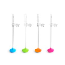 munchkin 手雙把手吸管杯補充吸管 207ml, 隨機出貨, 4個