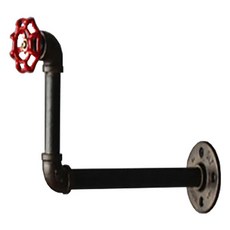 Inpipe L型管狀衣架 B004, 深灰色, 1個