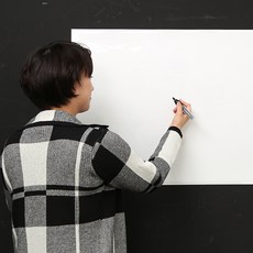 무광 보드시트지 + 밀대 + 지우대 + 전용마카, 화이트시트지, 60 x 100 cm