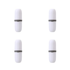 攜帶型牙刷收納盒 白色, 4個