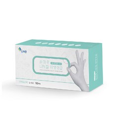 손마중 니트릴 위생장갑 화이트 L, 대(L), 1개
