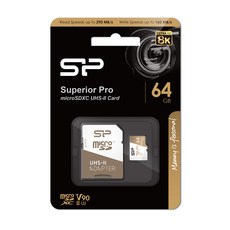 Silicon Power 高級 Pro UHS-II 8K microSDXC, 64GB