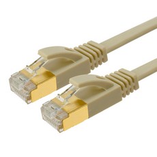 Kalron CAT7 扁平Giga網路線 3m, 灰色, 1條