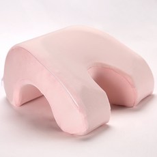 K Items素色記憶海綿午睡枕, 粉色的